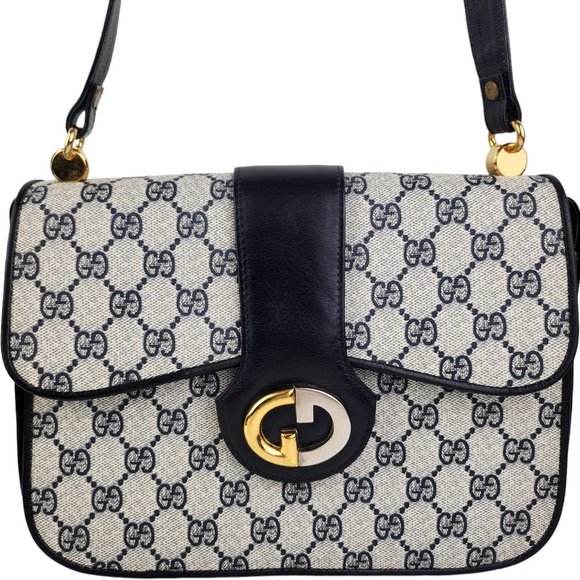 Gucci Handbags - Gucci Vintage Monogram Shoulder Bag